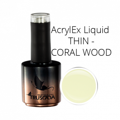 AcrylEx Liquid Thin gel - Coral Wood 15ml