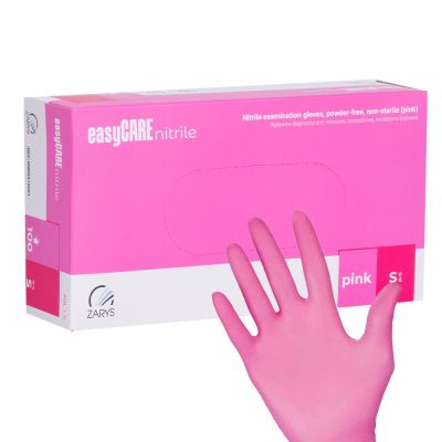 Nitrilne rukavice pink M